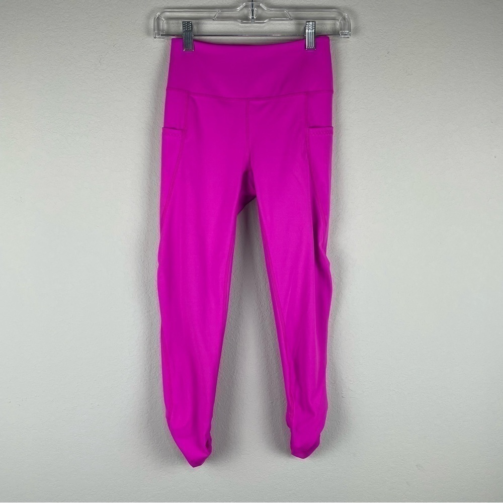 Free People FP Movement Hot Pink Wave Rider Athletic Athleisure Leggings Size XS